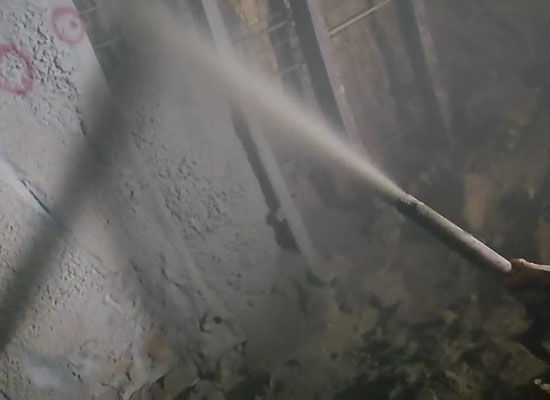 隧道用双喷头混凝土湿喷机施工视频